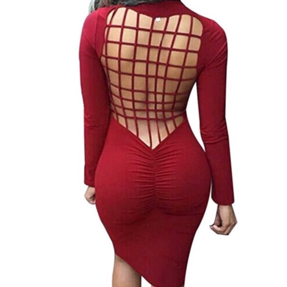🔴🔴 Brazilian Butt Scrunch Bandage Dress - Picture 2 of 6